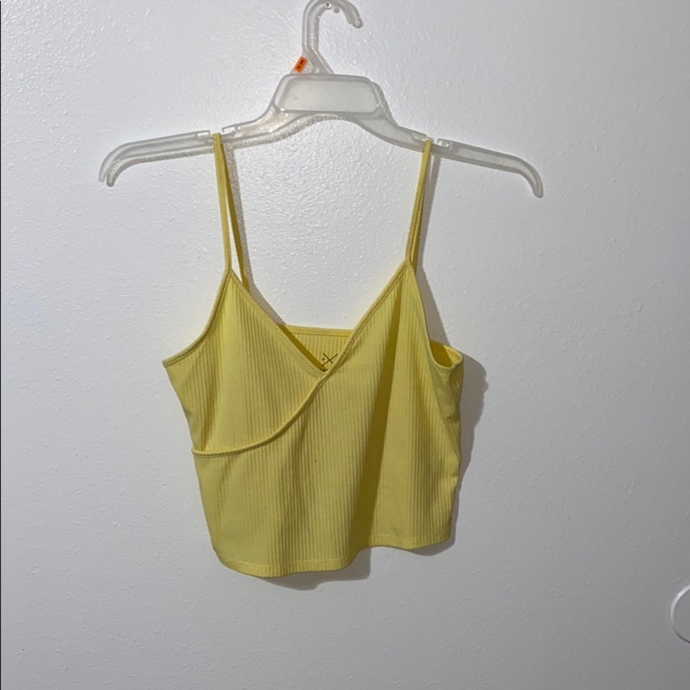 Yellow Crop top